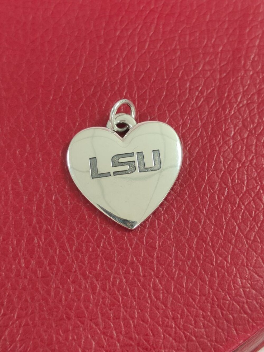 James Avery Louisiana State University Classic Heart Charm with box